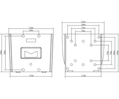 MultiBrackets Sieninis laikiklis 15 "- 32" '