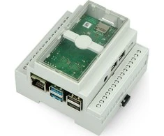 Dėklas skirtas Raspberry Pi 4B DIN bėgeliui - Multicomp Pro - pilkas