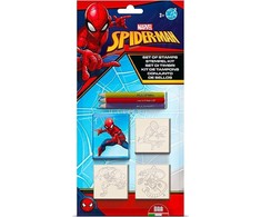 Multiprint MULTIPRINT SPIDERMAN STAMPS LIZDINĖ PLOKŠTELĖ 3 Vnt