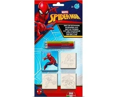 Multiprint MULTIPRINT SPIDERMAN STAMPS LIZDINĖ PLOKŠTELĖ 3 Vnt