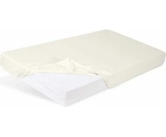 Multitex Vandeniui atspari bambukinė paklodė su guma, čiužinio apsauga, 160x200 cm, kvėpuojanti, Oeko-Tex sertifikatas, elastingas kraštas, neperšlampama paklodė