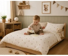 Multitex Patalynės komplektas JERSEY PU PRINT 100x135-1,40x60-1