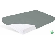 Multitex Bambukinė paklodė su guma 90x200, grafito spalvos, čiužiniams iki 20 cm dydžio, 140 g/m2