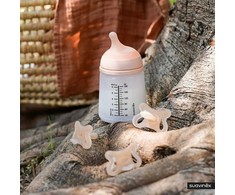 Munchkin 307775 – PRADŽIOS RINKINYS / 180 ML BUTELIS SU PRITAIKYMU TEKA + ŽIEDUKLIS -2-2M/ ZERO ZERO