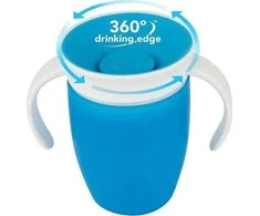 MUNCHKIN mokymosi puodelis MIRACLE 360, mėlynas, 6 mėn+, 207 ml, 90101