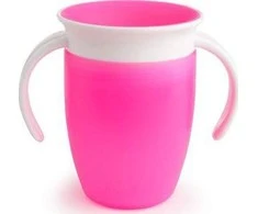 MUNCHKIN mokomasis puodelis, Miracle 360, rožinis, 6mėn+, 207 ml, 90102