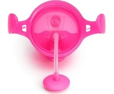 MUNCHKIN 207 ml gertuvė su šiaudeliu TIP&amp;SIP STRAW, rožinė, 6+ mėn.
