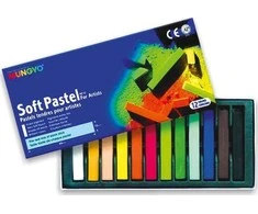 Mungyo Sausos pastelės rinkinys 12 sp