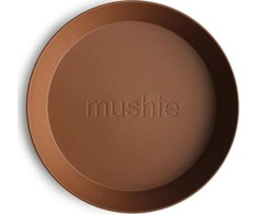 MUSHIE apvali lėkštė - Caramel (2vnt.)