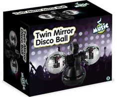 Music Music – Twin Mirror Ball lempa LED (501114)
