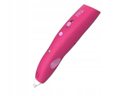 myFirst 3dPen Make Creator Kit - kreatywny komplektas 3D: długopis 3dPen Make, 3 zestawy tematyczne, 3 ruchome modele i įdėklai PCL raudona
