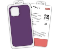 Dėklas MYSAFE SILICONE CASE IPHONE 12 PRO MAX PLUM BOX