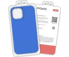Dėklas Mėlyna MYSAFE SILICONE CASE IPHONE 12 PRO MAX Mėlynas BOX