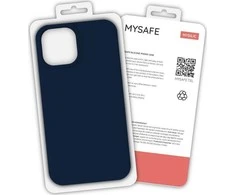 Dėklas MYSAFE SILICONE CASE IPHONE 12 PRO MAX DEEP NAVY BOX