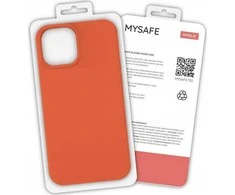 Dėklas Oranžinis MYSAFE SILICONE CASE IPHONE 13 PRO MAX Oranžinis BOX