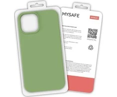 Dėklas MYSAFE SILICONE CASE IPHONE 13 PRO MAX PISTACHIO BOX