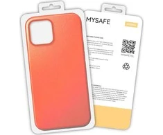 Dėklas Oranžinis MYSAFE CASE SKIN IPHONE 12 PRO MAX Oranžinis BOX
