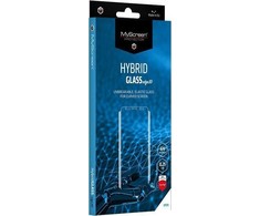 MyScreen Protector Apple Watch 6 44mm - Hibridinis stiklas visam ekranui MyScreen HYBRID GLASS edge3D (juodas rėmelis)