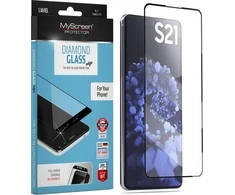 MyScreen MS Diamond Glass Edge FG Samsung Galaxy G991 S21 juodas Full Glue