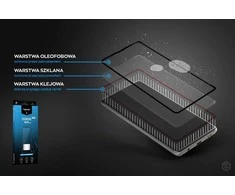 „MyScreen DIAMOND GLASS LITE edge“ | FULL GLUE Juodas Huawei Nova Y70/Y70 Plus/Y71