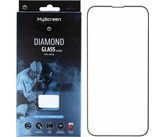 Apsauginis stiklas telefonui Apple iPhone 14 MyScreen Diamond Glass Edge Full Glue juodos spalvos krašteliu