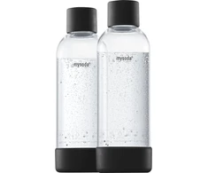 MySoda – 2 Juodas Pet ir Biocomposite 1L buteliukų pakuotė