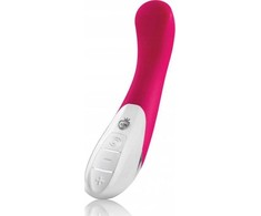Rožinė Mystim Al Punto Rožinė - Dual Motor Curved Silicone Intimate Device 25cm