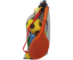 Mz Import *****Gra letnie komplektas 4w1 siatka su tamš 60042