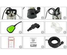 Drenažinis vandens siurblys Nac SPE75HI-L2; 750 W