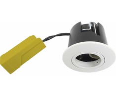 Nordtronic Greito montavimo įleidžiamasis šviestuvas G2 GU10 ø87 HV