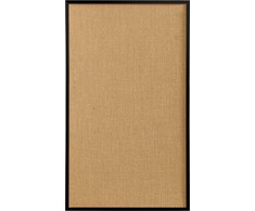 NAGA Opslagstavle hessian med ramme i sort MDF 100 x 60 cm Hessian Sort MDF 100x2x60mm (1stk)