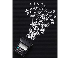 NAGA Extra set baltas letters for Letter board - (161 pce pr. )