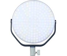 „Nanlite Miro 30c“ LED spalvotas apvalus šviestuvas su panele (mėtinės mėlynos spalvos)