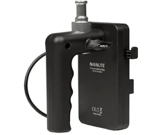 Nanlite V-mount akumuliatoriaus rankena su DC jungtimi (BT-BG-V)