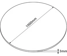 Mata „NanoRS“ žaidimų kėdės kilimėlis, 100 cm, RS172