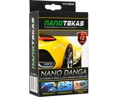 Nanotekas NANO DANGA Automobilio kėbului, ratlankiams ir žibintams, 2×60 ml