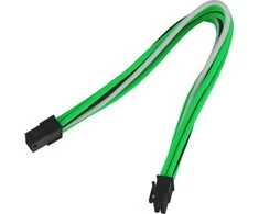 Nanoxia PCIE 8- pin - PCIE 8- pin, 0,3m, Žalias (NX8PE3EGWS)