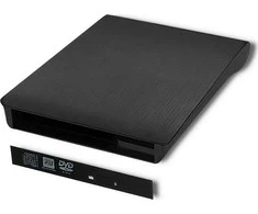 QOLTEC išorinis USB 2.0 12,7 mm SATA optinio disko dėklas