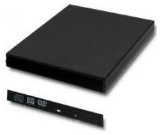 QOLTEC 51866 išorinis USB 2.0 12,7 mm SATA optinio disko dėklas