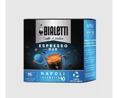 NAPOLI kapsulės, skirtos BIALETTI CAFF D'ITALIA - 16 kapsulių