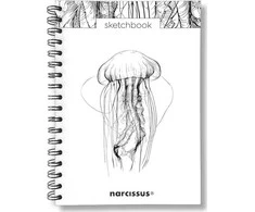 Narcissus Eskizų knygelė B5/60K ant spiralės – Medūza