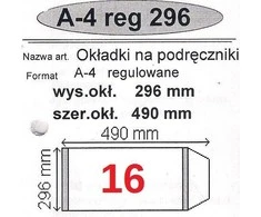 Narnia METALAI ANT REGULIUOJAMO A4 POKYČIO Nr. 16 - 296mm / 490mm PAKUOTĖ 25 HOT