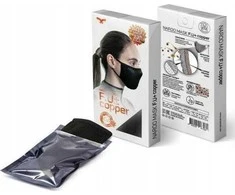 Naroo NA MASK FU+ COPPER juoda antismoginė kaukė - filtruojanti L
