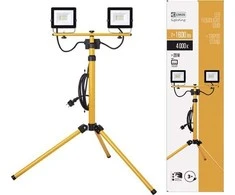 Kondicionierius Emos LED projektorius HEBBY SLIM 2x20W 3200lm IP65 ZS2221.2