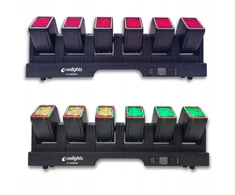 EVOLIGHTS 6 CANNON šviesos spindulio efektas su 6 galvutėmis