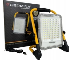 Germina Prožektorius LED įkraunamas, 50 W, 1400 lm, 6500 K, IP65, Herkules