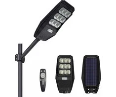 Volt Saulės energija varomas prožektorius PIONEER 120 + 10W panelė + 12000MAH + pultas I C