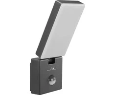 Lampa „Maclean“ LED šviestuvas su judesio jutikliu, PIR judesio jutiklis, pilkas, 10 W, IP65, 800 lm, neutrali balta (4000 K) MCE516 GR