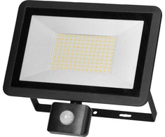 Orno FARO S LED 100W prožektorius su PIR 8000lm, IP44, 4000K, aliuminis + stiklas