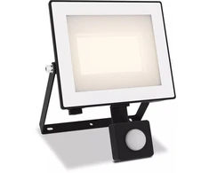 Philips Lois Naświetlacz LED 30W | 3200lm | 3000K | IP65 | Czujnik Ruchu | Czujnik Zmierzchu | Juodas